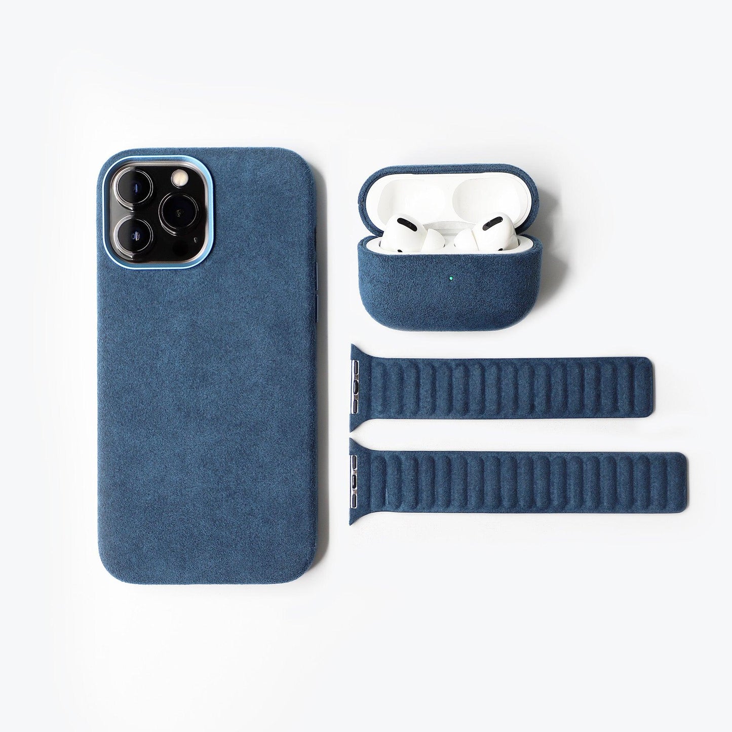 Alcantara AirPods Pro Case (Navy Blue)