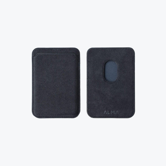 Alcantara MagSafe Phone Cardholder (Black)