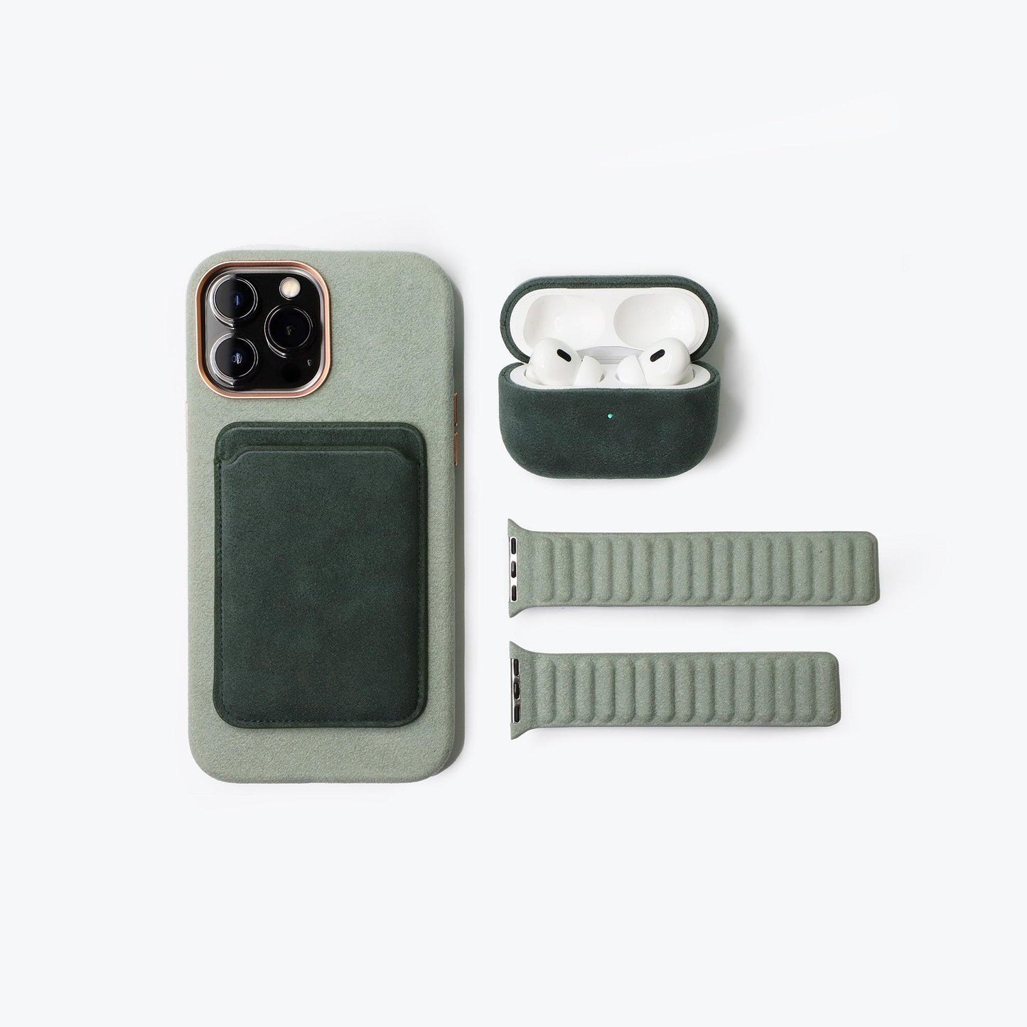 Alcantara AirPods Pro Case (Forest Green)