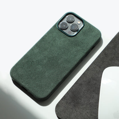 Alcantara iPhone Case (Forest Green)