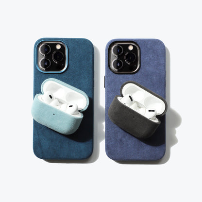 Alcantara iPhone Case (Violet Blue)