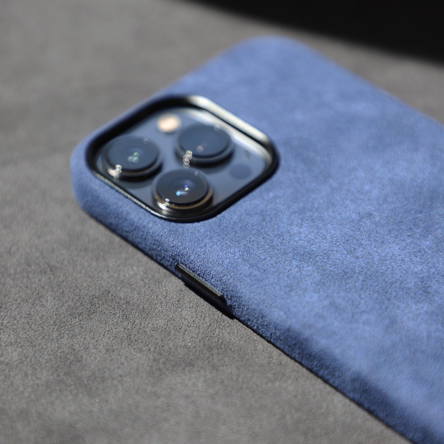 Alcantara iPhone Case (Violet Blue)