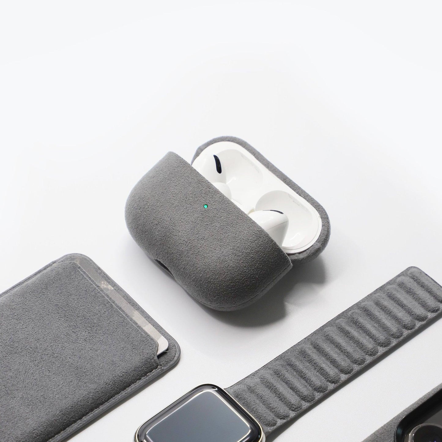 Alcantara AirPods Pro Case (Gray)