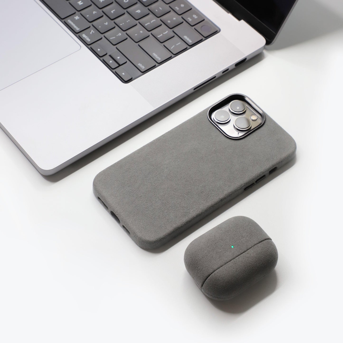 Alcantara iPhone Case (Gray)